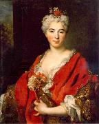 Nicolas de Largilliere Portrait of Marguerite de Largilliere oil painting